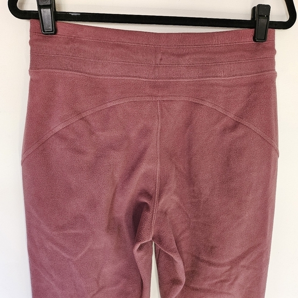 VGUC Athleta Balance Microfleece Jogger Pants Mauve Pink Small - Picture 7 of 14